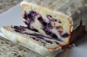 Blueberries & Cream Pound Cake
