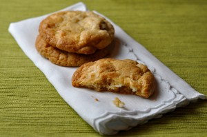 White Chocolate Macadamia Nut & Lime Cookies