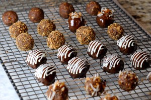 Rum Balls 3 Ways: Rum Raisin, Mango Coconut, Double Chocolate