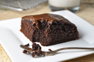 Chocolate Mocha Cake with Fudgy Frosting