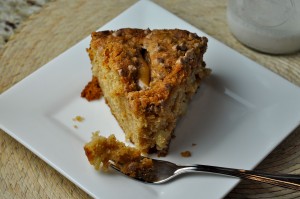 Browned Butter Apple Cinnamon Coffee Cake Piece