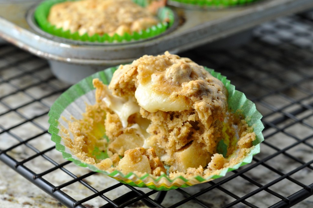 Apple Oat and Swiss Cheese Muffins