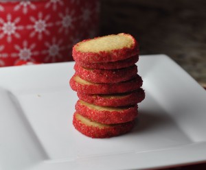 Icebox Cookies with Sprinkles