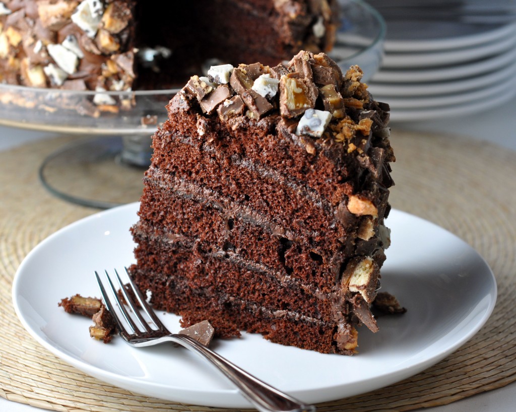 Chocolate Orgy of Excess Cake Slice