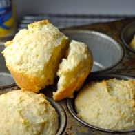 White CHeddar, Bacon & Mayo Biscuits