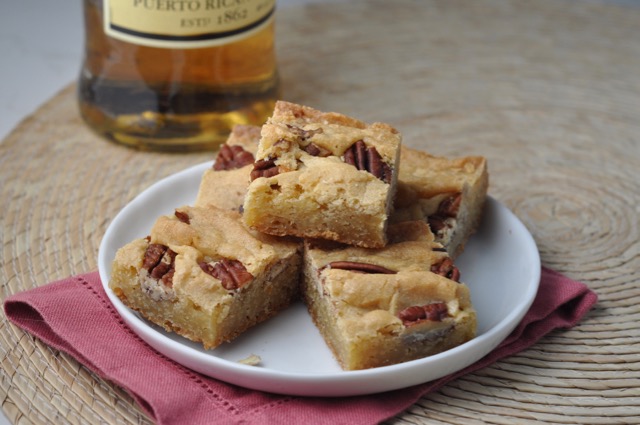 Rum Butter Chewy Bars
