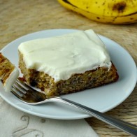 Banana Chocolate CHip Bars with Cream Cheese Frosting