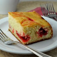 Cherry Swirl Cake